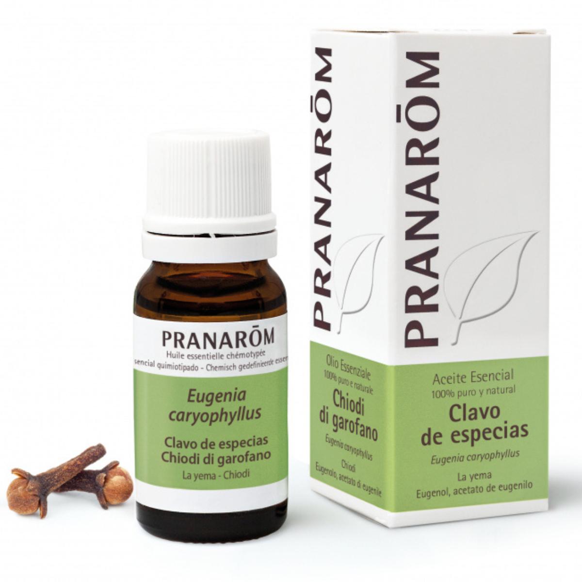 Aceite esencial clavo de especias, Pranarôm 10 ml