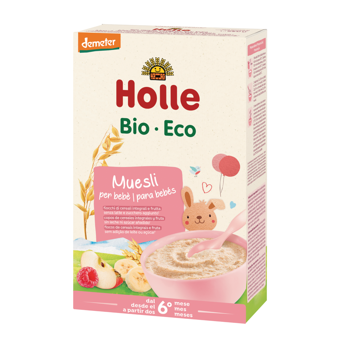 Holle Organic Muesli Baby Food +6 months, 250 g