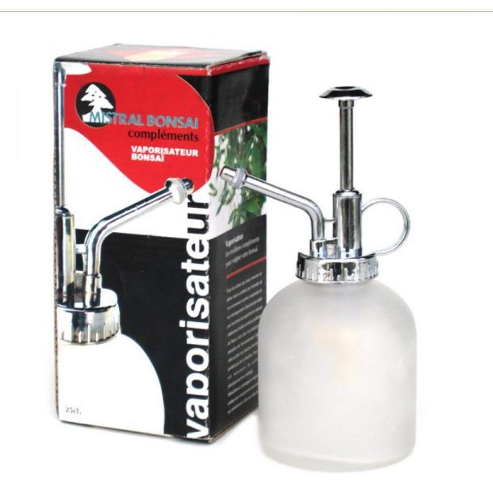 Vaporizador de cristal para bonsáis y tillandsias