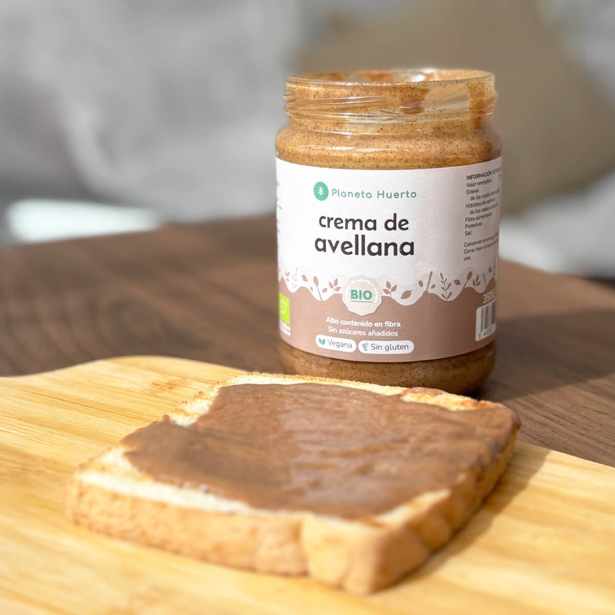 Pack 6x Crema de Avellanas ECO Planeta Huerto 700g