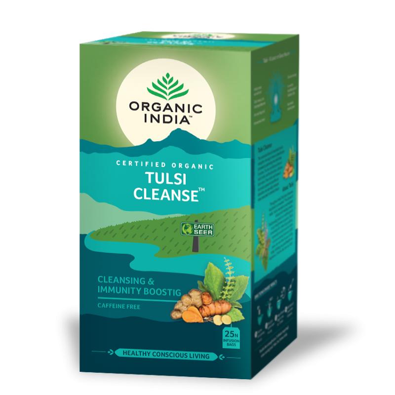 Tulsi Cleanse detox Organic India 25 bolsitas