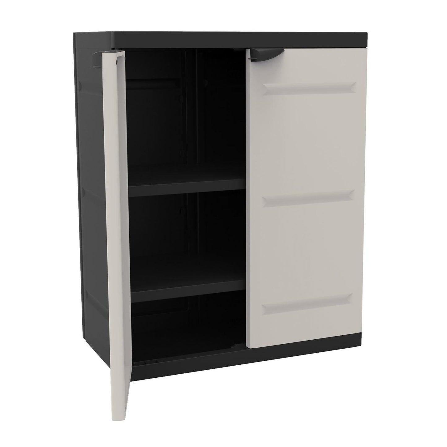 Medio Armario 70 cm Titanium Plastiken Negro (Reacondicionado)