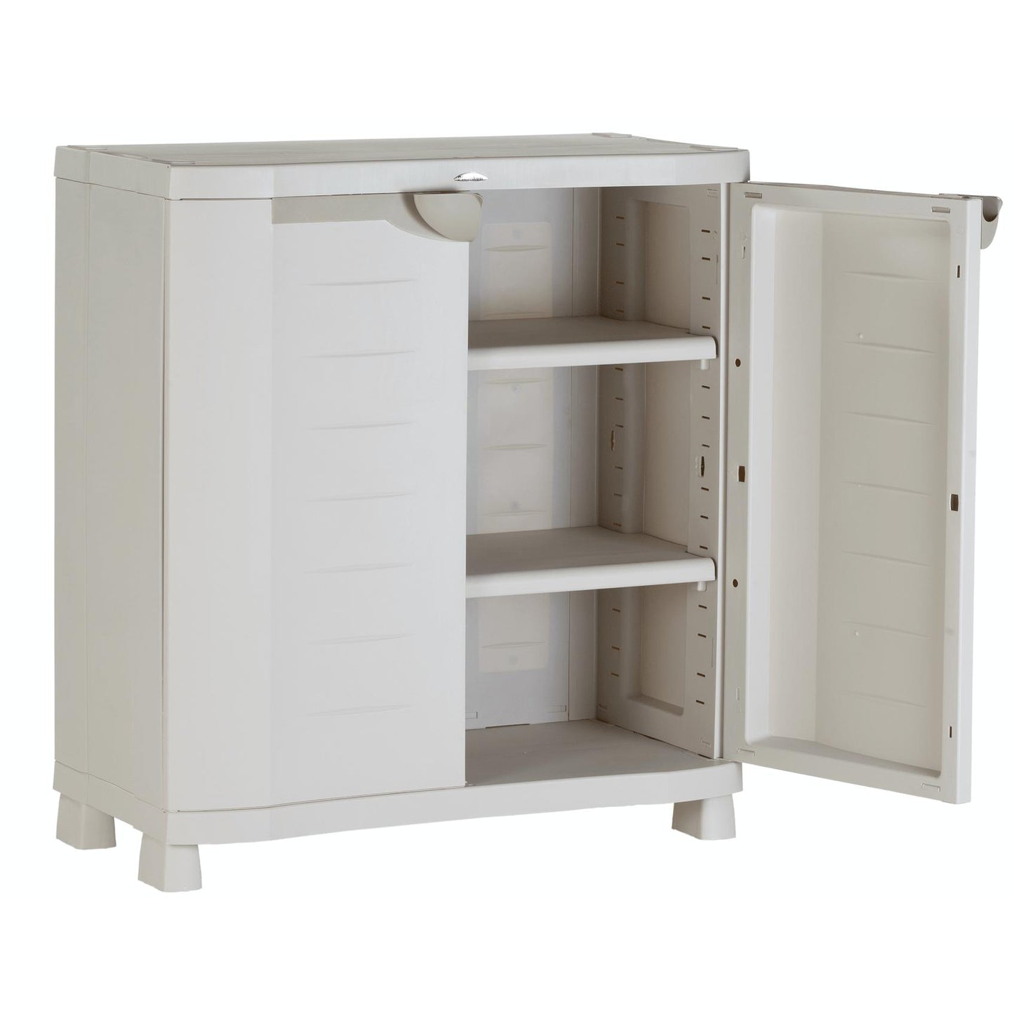 Medio Armario 90 cm Space Saver Plastiken Beige (Reacondicionado)