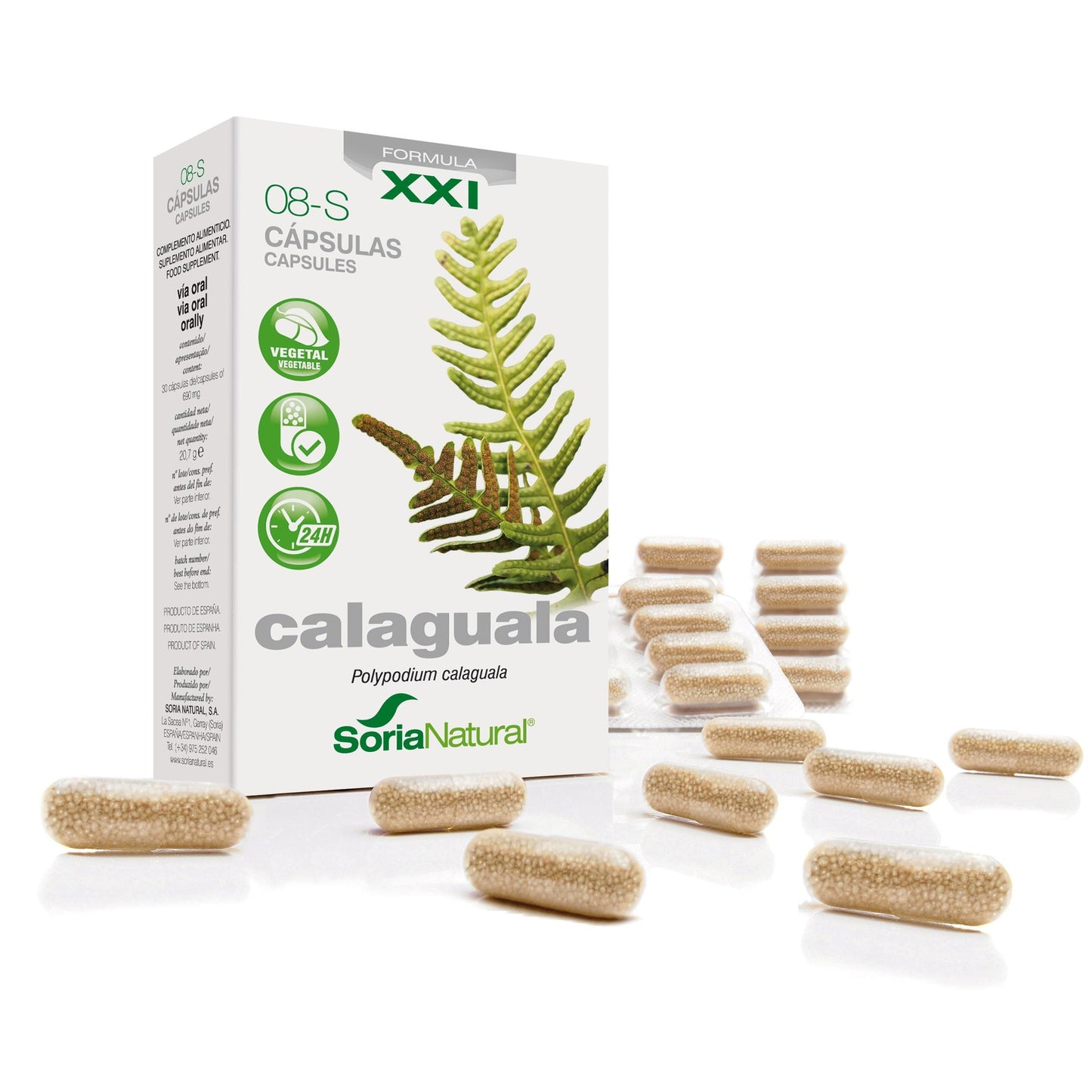 8-S Calaguala 310 mg 30 Cápsulas liberacion prolongada