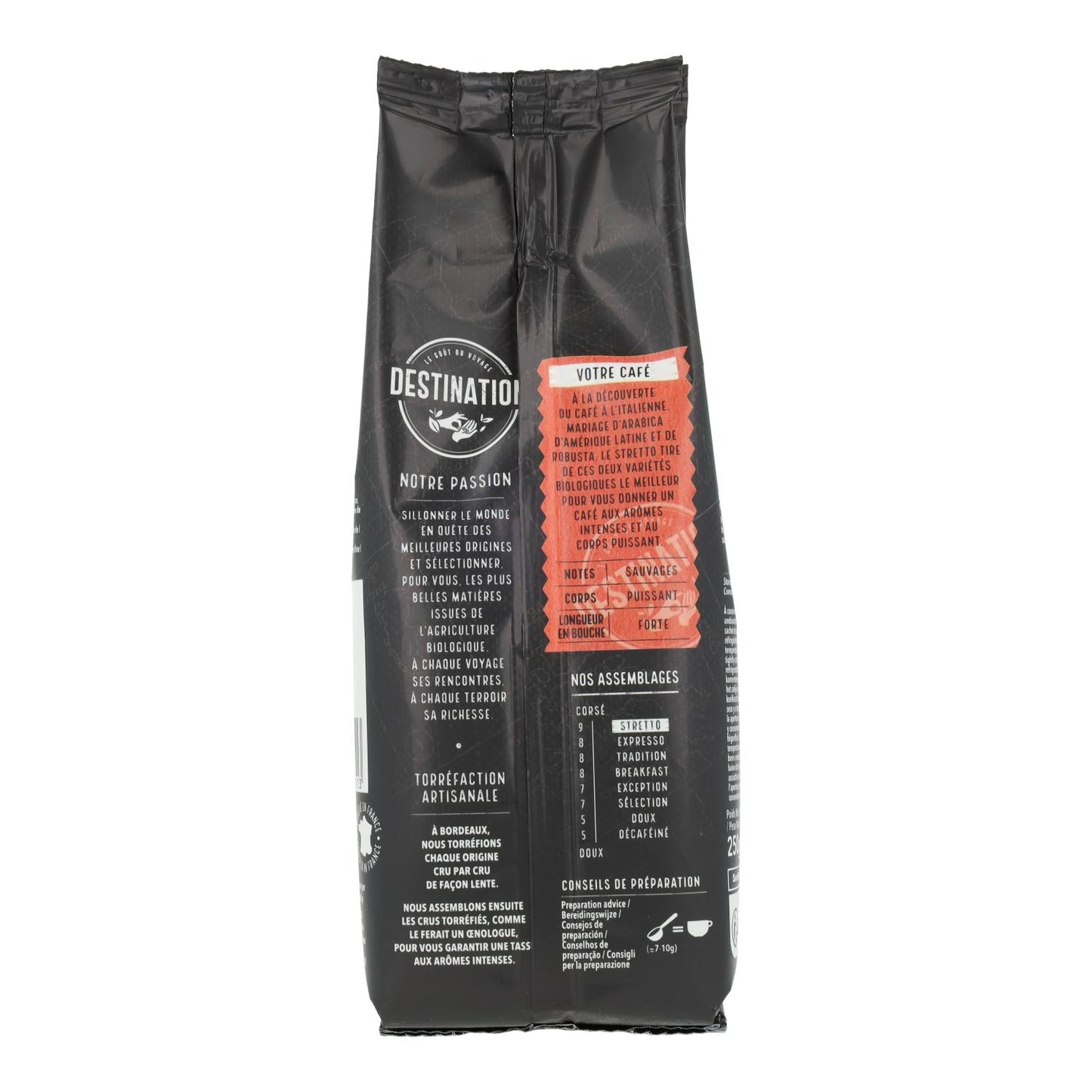 Café Stretto Italiano Molido BIO 250 g