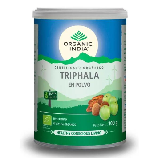 Triphala en Polvo Orgánico Tin 100g