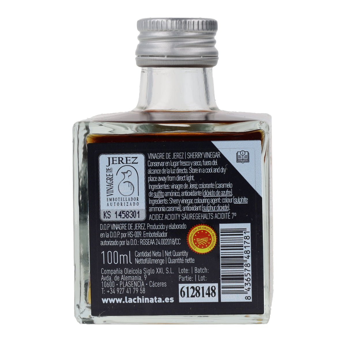 Sherry Vinegar D.O., square bottle La Chinata 100 ml