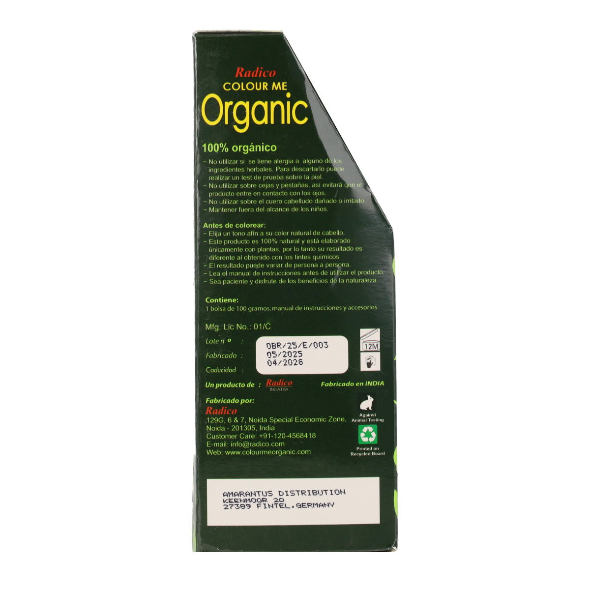 Radico Chestnut Vegetable Hair Dye 100 g