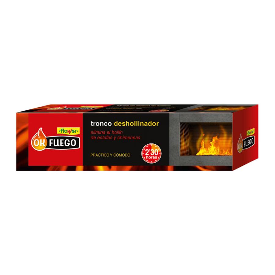 Tronco deshollinador OkFuego – 1 kg para chimenea y estufas