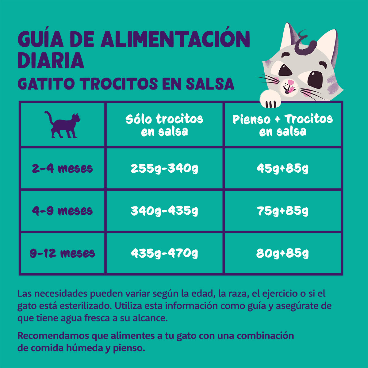 Comida húmeda gatos en salsa Trocitos de Pavo y Pollo Edgard & Cooper 85 g