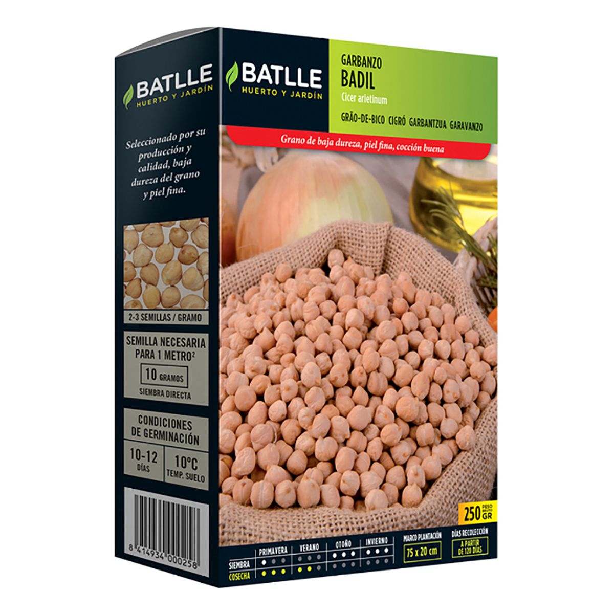Semillas de Garbanzo Badil 250 g Batlle