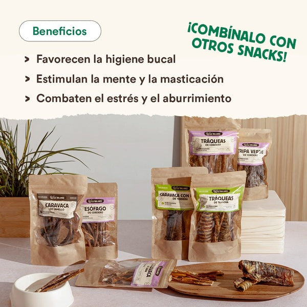 Mordedor natural Piel de caballo Wild Balance 100 g