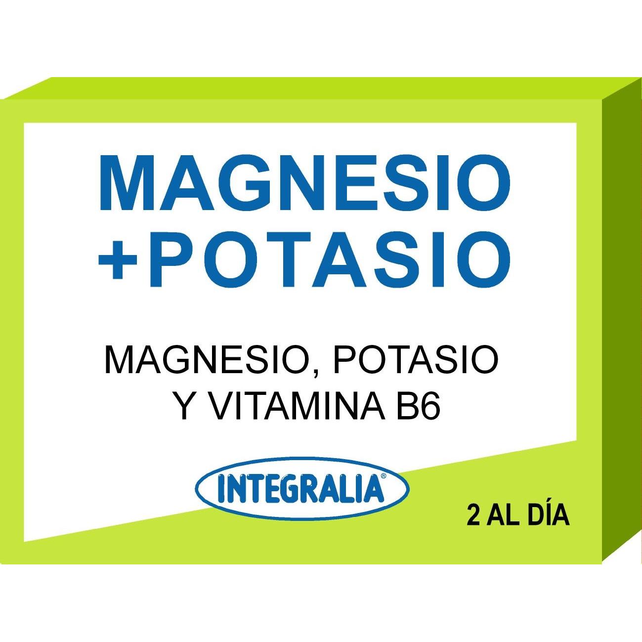 Magnesio + Potasio + Vitamina B6 Integralia 60 Caps