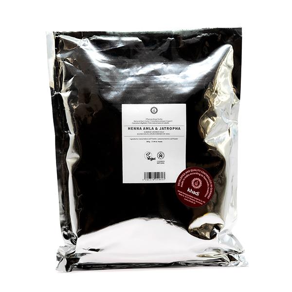 Pack 2x Henna natural Amla y Jatropha, Khadi, 100 g