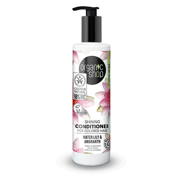 Acondicionador Capilar Brillo Pelo teñido Organic Shop 280 ml