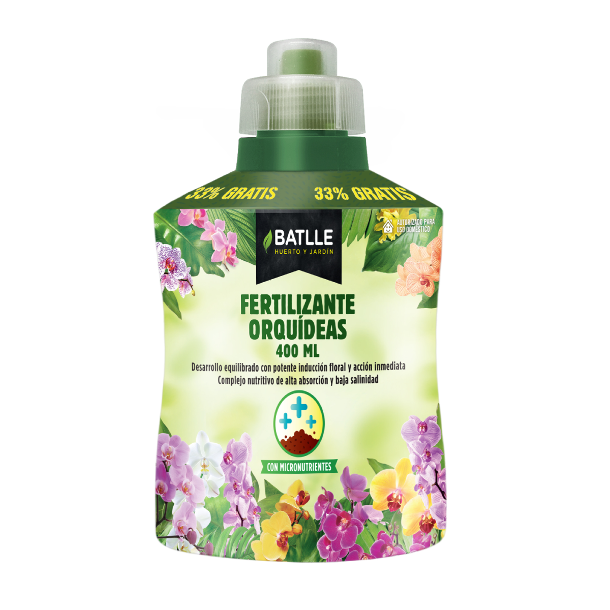 Fertilizante Orquídeas Batlle 400 ml