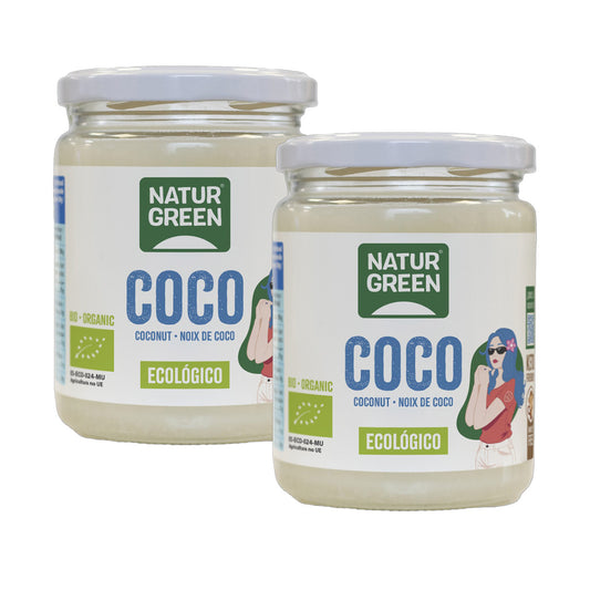 Pack of 2 x NaturGreen Organic Coconut Oil