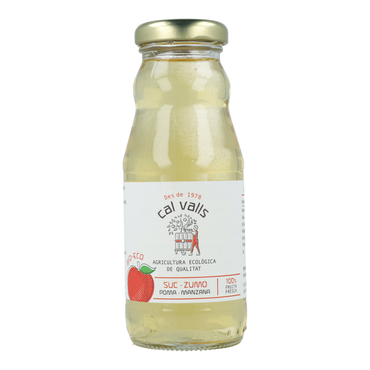 Cal Valls Organic Apple Juice 200 ml