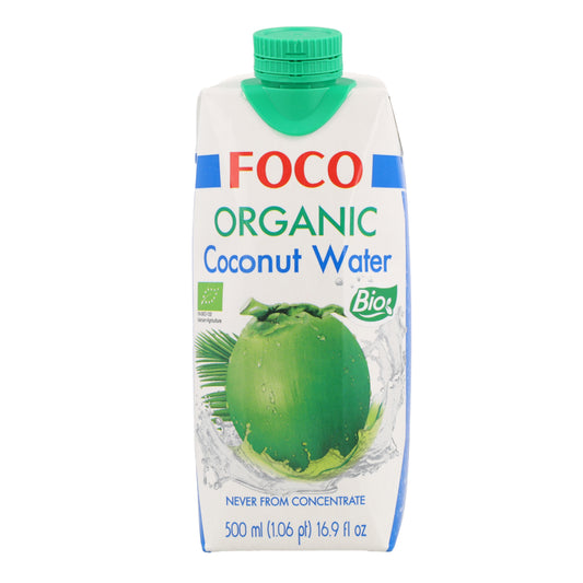 Pure coconut water, 100% natural Foco 500 ml