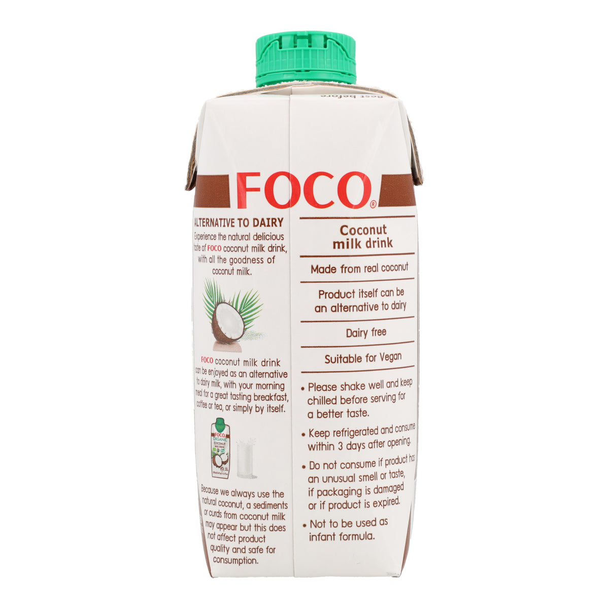 Foco Organic Coconut Milk Drink 330 ml.