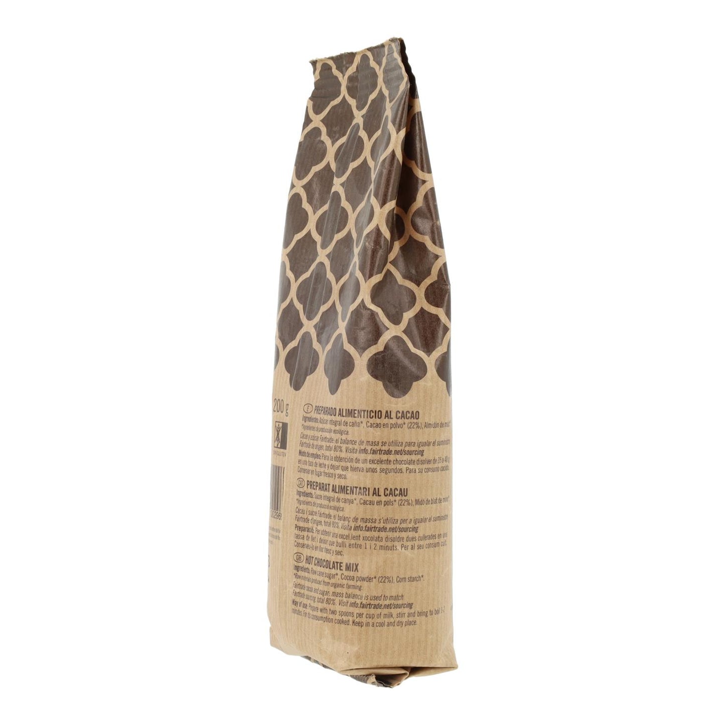 Chocolate a la Taza en Polvo BIO Sin Gluten Chocolates Solé 200 g