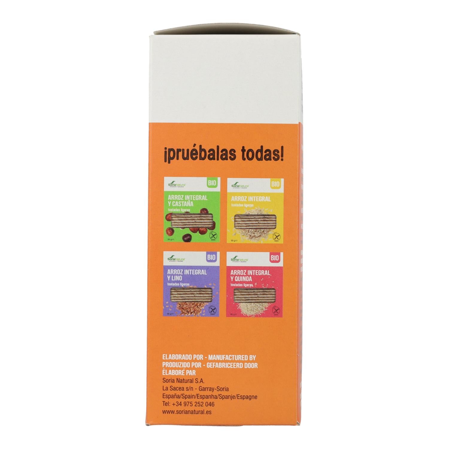 Tostadas de Arroz y Trigo Sarraceno Soria Natural 90 g