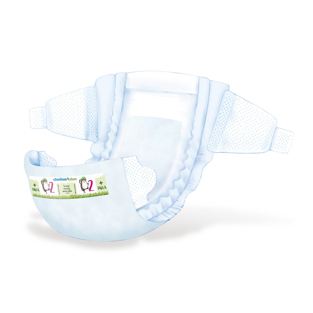 Pañales T2 3-6 kg Chelino Nature 28 Uds