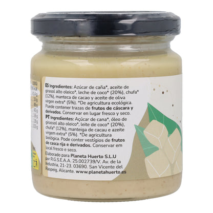 Vegan white chocolate cream ECO Planeta Huerto 230 g