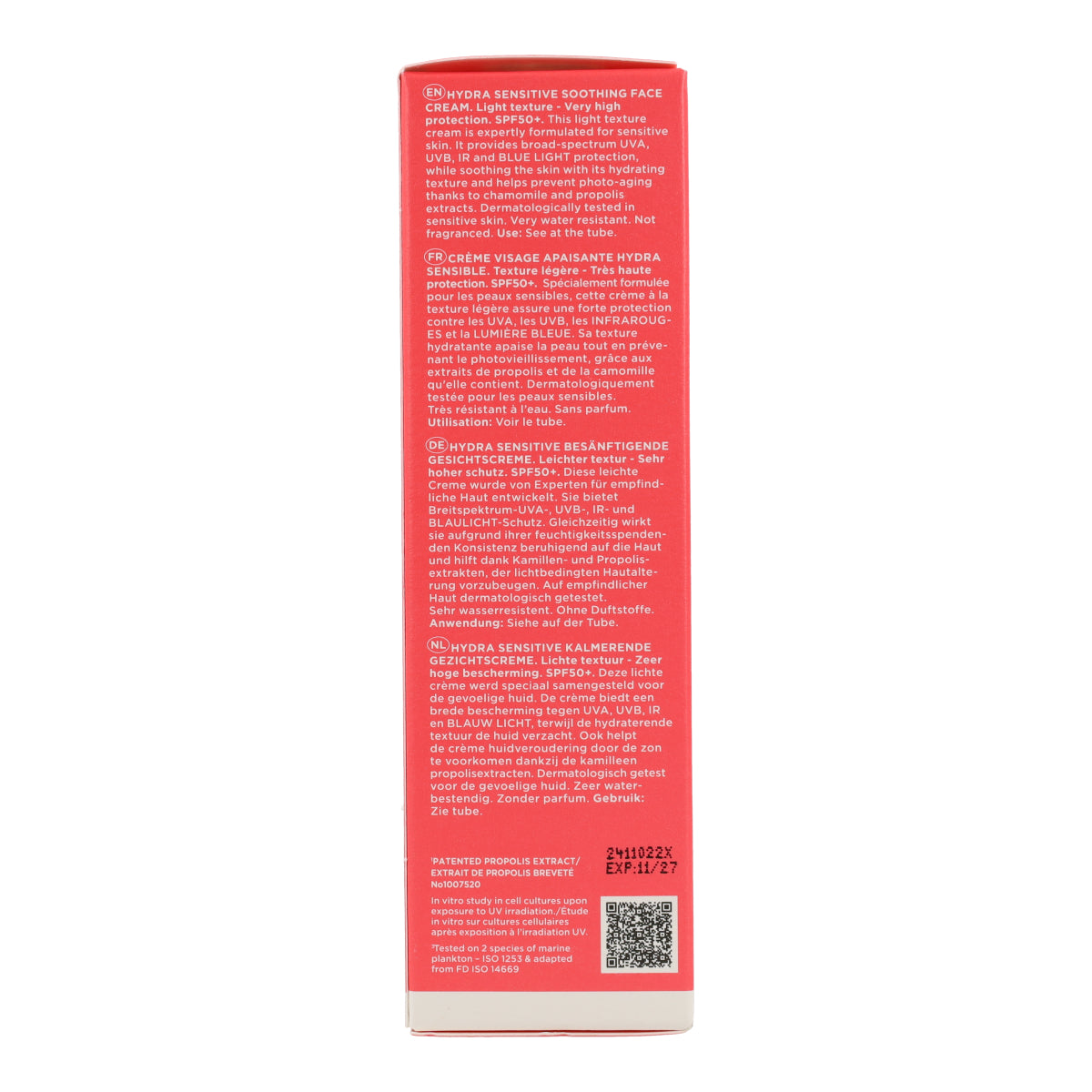 Hydra Sensitive SPF50 Soothing Sunscreen Apivita 50 ml