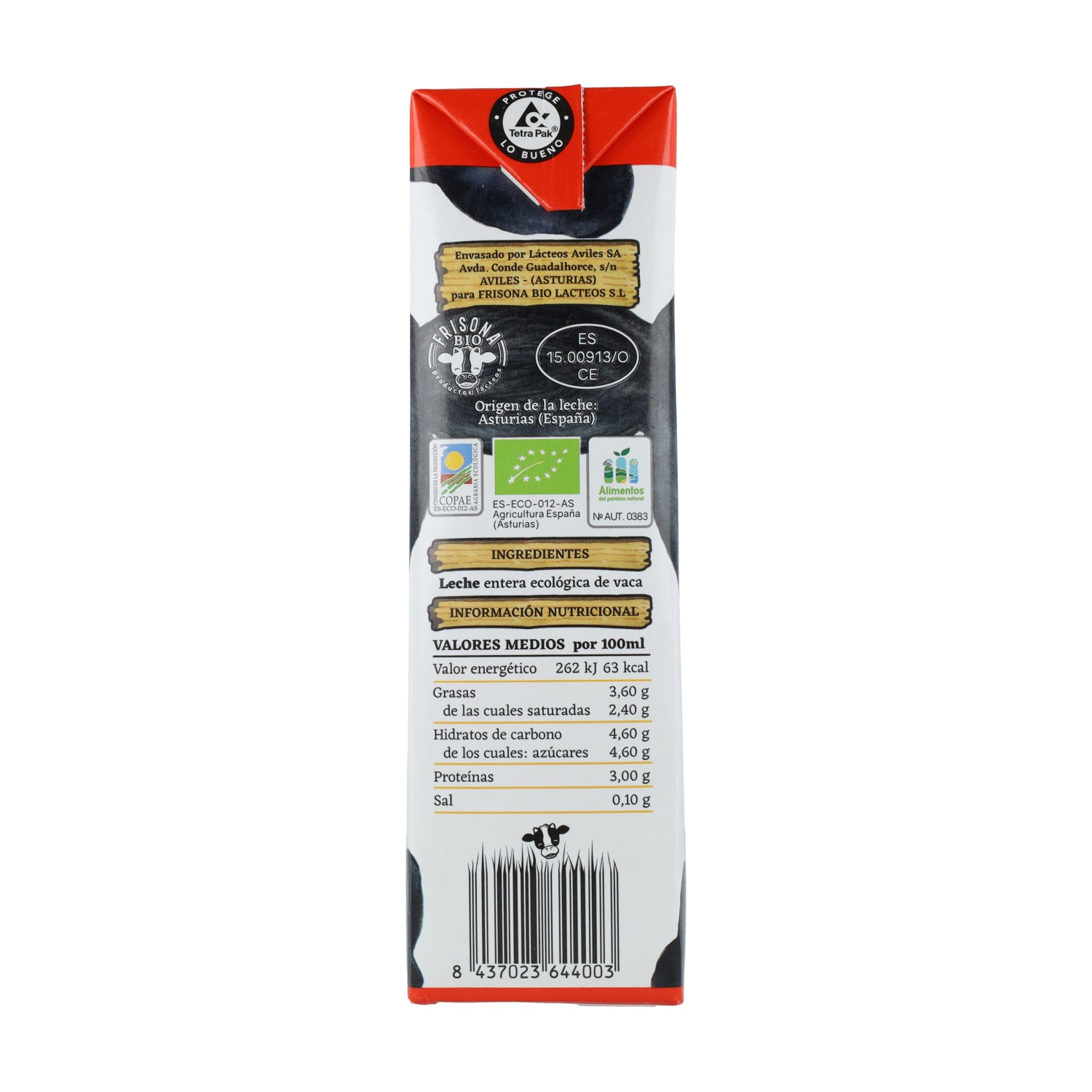 Organic Frisona Whole Milk 1L