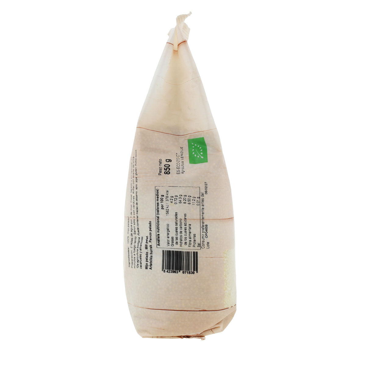 Organic Hulled Millet Biocop 850 g