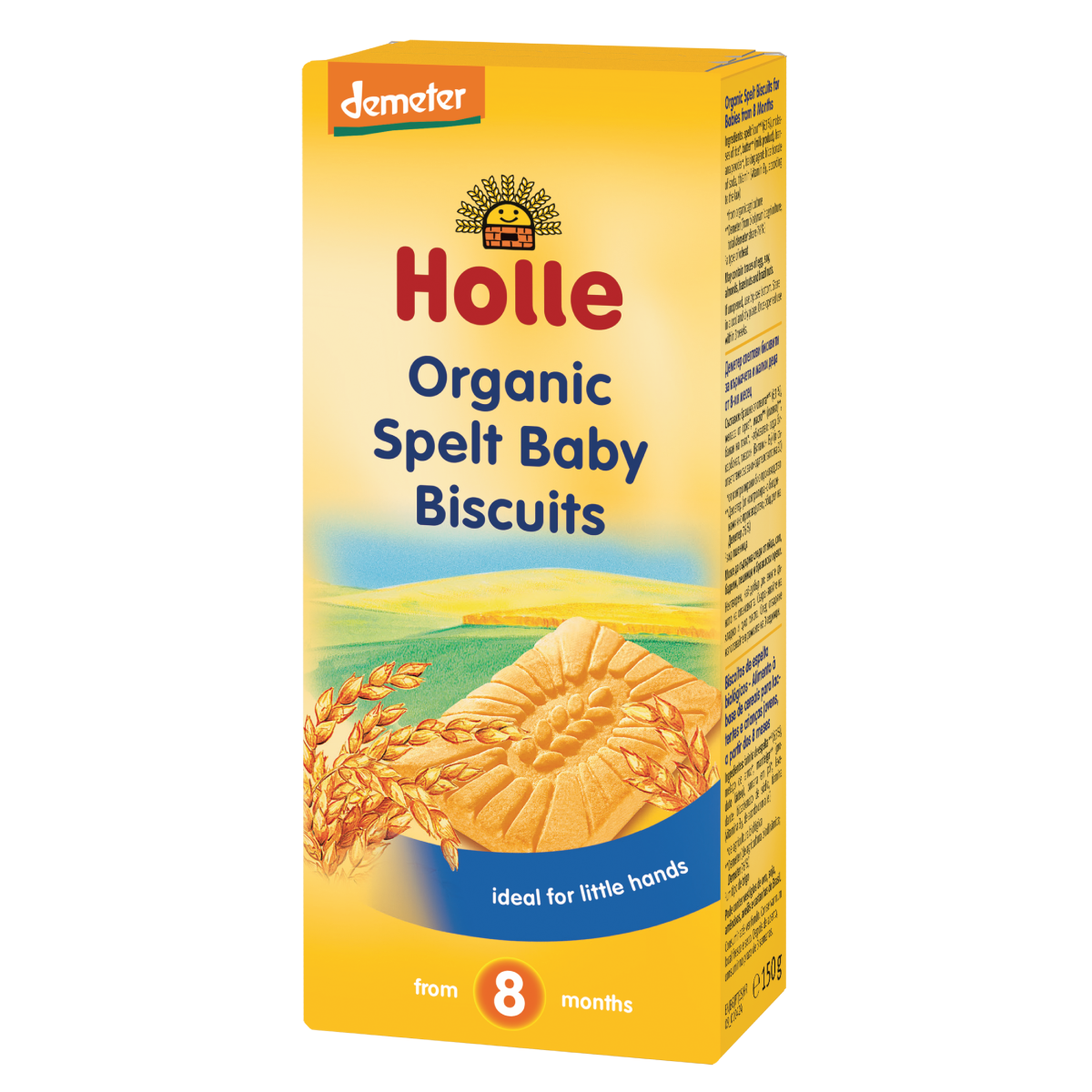 Organic spelt biscuits for children (from 8 months), Holle, 150 g