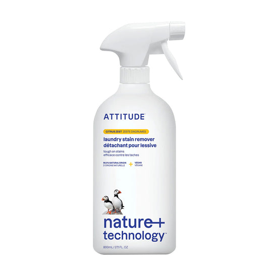 Quitamanchas ropa  cítricos Attitude spray 800 ml