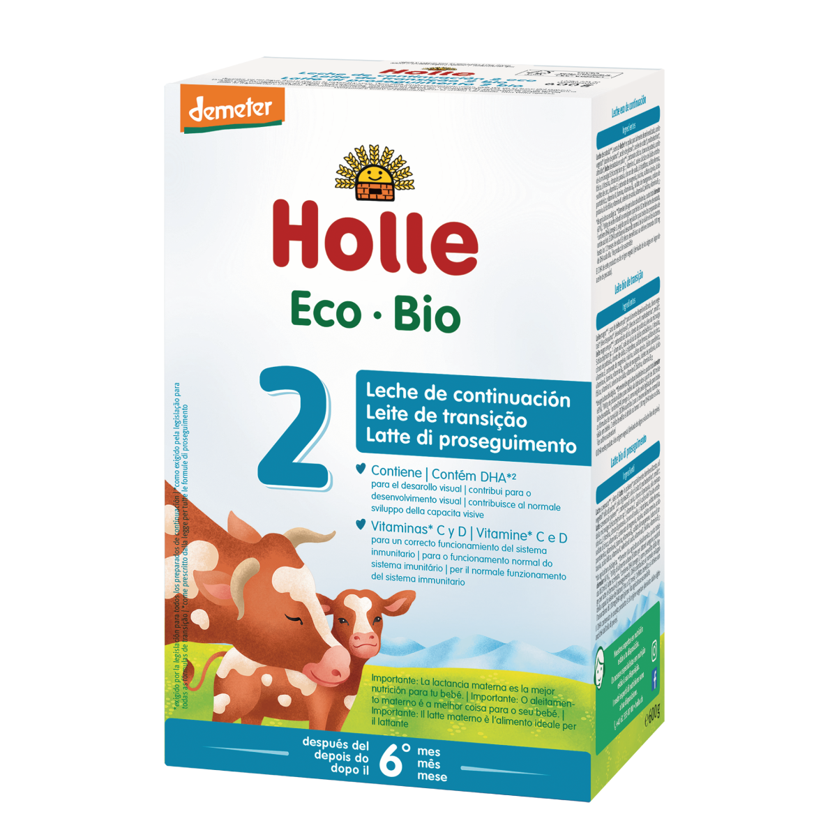 Holle Organic Follow-on Milk No. 2 (+6 months) 600 g