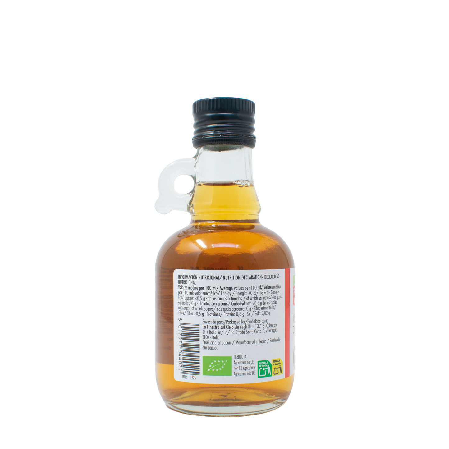 La Finestra Sul Cielo Brown Rice Vinegar 250 ml