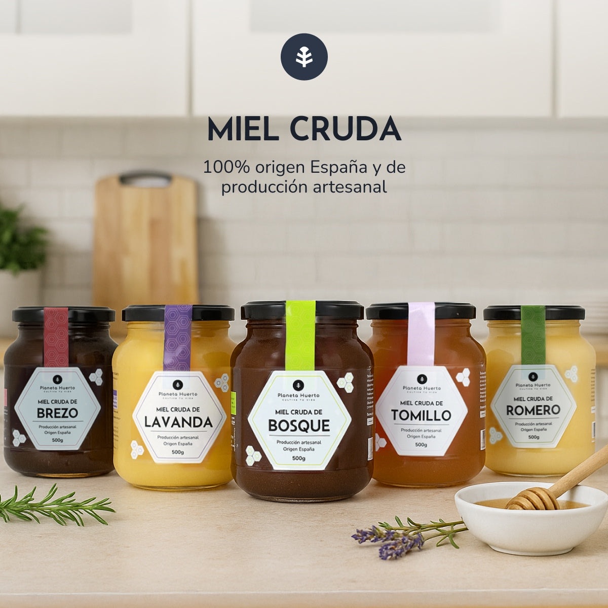 Miel Cruda de Bosque Planeta Huerto 1 Kg