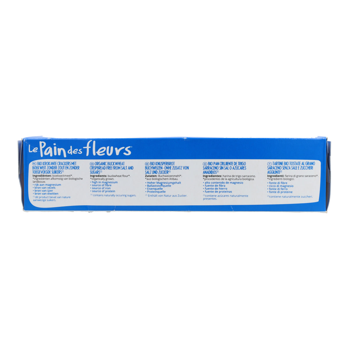 Le Pain de Fleurs Organic Gluten-Free Unsalted Buckwheat Crackers 300 g