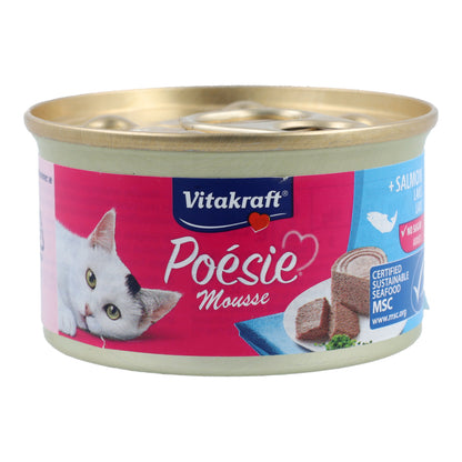 Vitakraft Poésie salmon mousse tin 85 g wet cat food