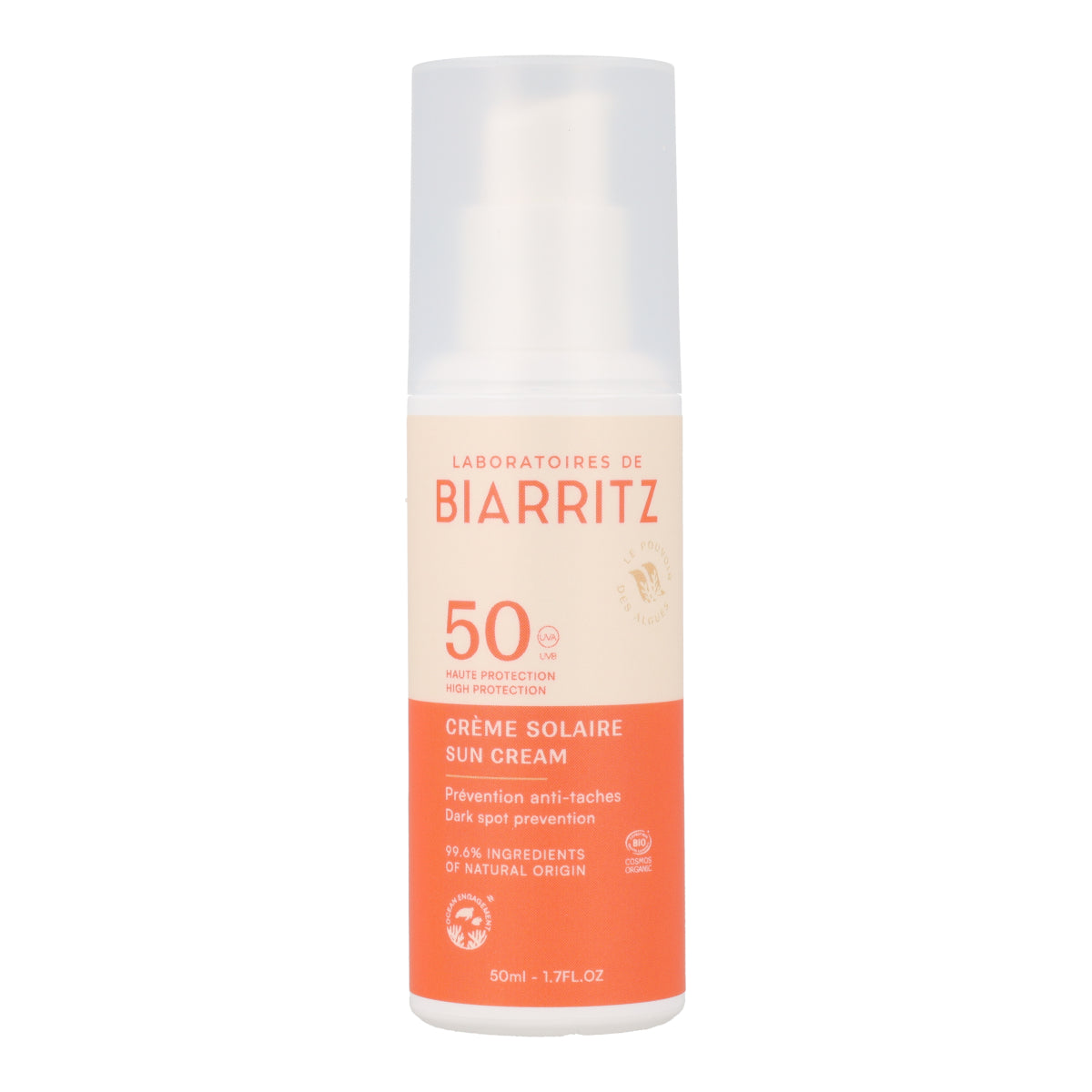 SPF 50 Facial Sunscreen, Laboratorios Biarritz, 50 ml