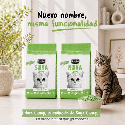 Kit Cat Eco SoyaClump Litter - Green Tea 7 L Cat litter