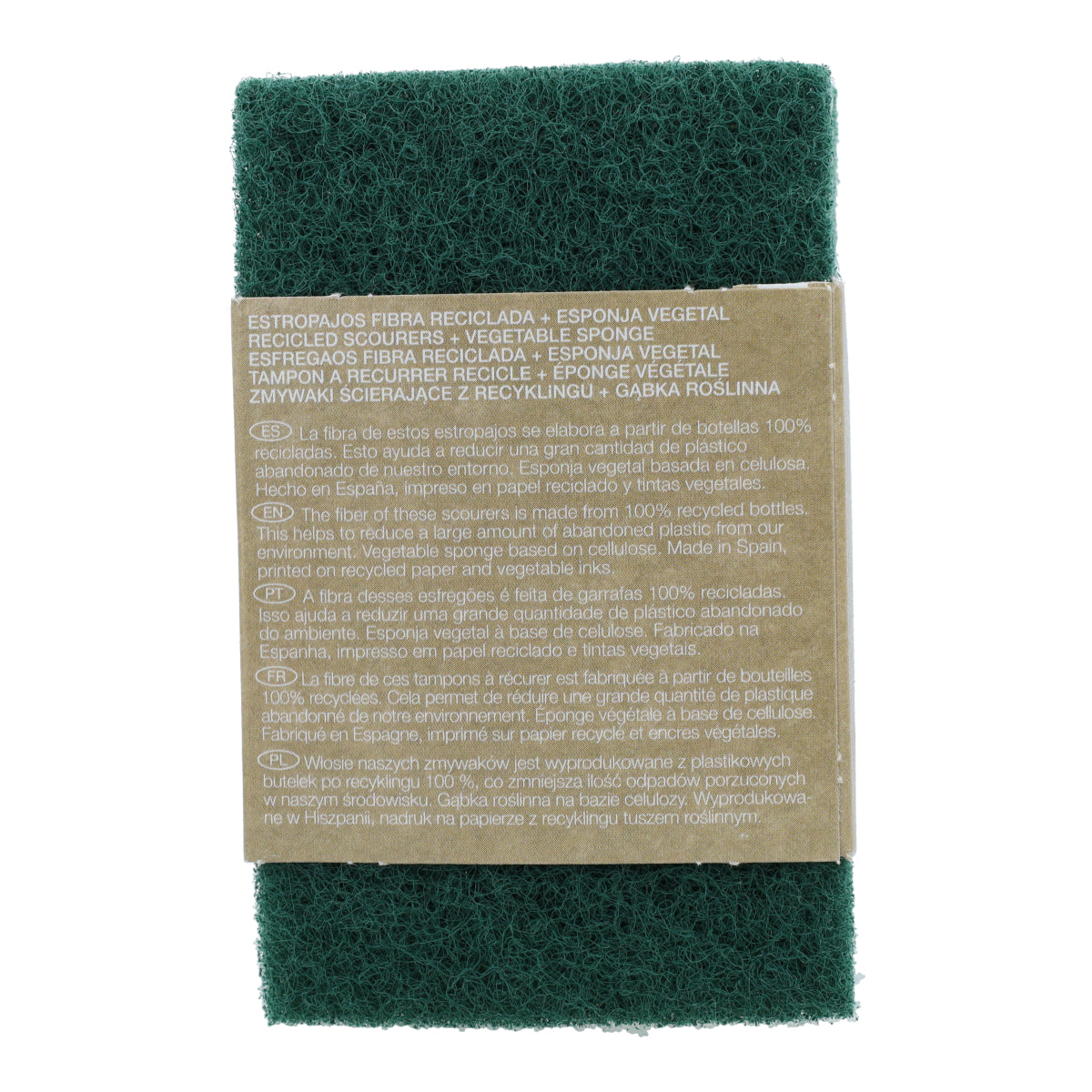 2 Eco Friendly ROZENBAL scouring pads with vegetable sponge