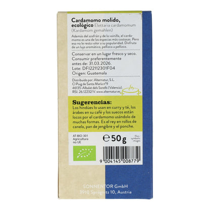 Cardamomo molido bio Sonnentor 50 g