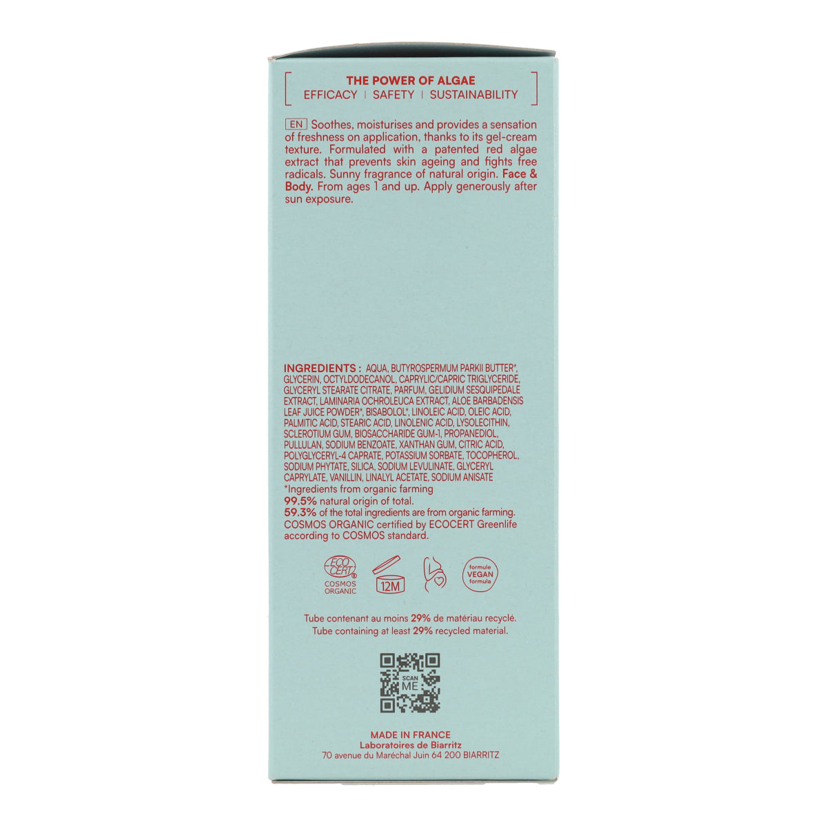 Alga Maris Lab. Biarritz Aftersun Fluid 150 ml