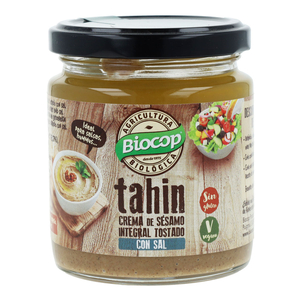 Biocop Wholemeal Roasted Tahini with Salt 225 g
