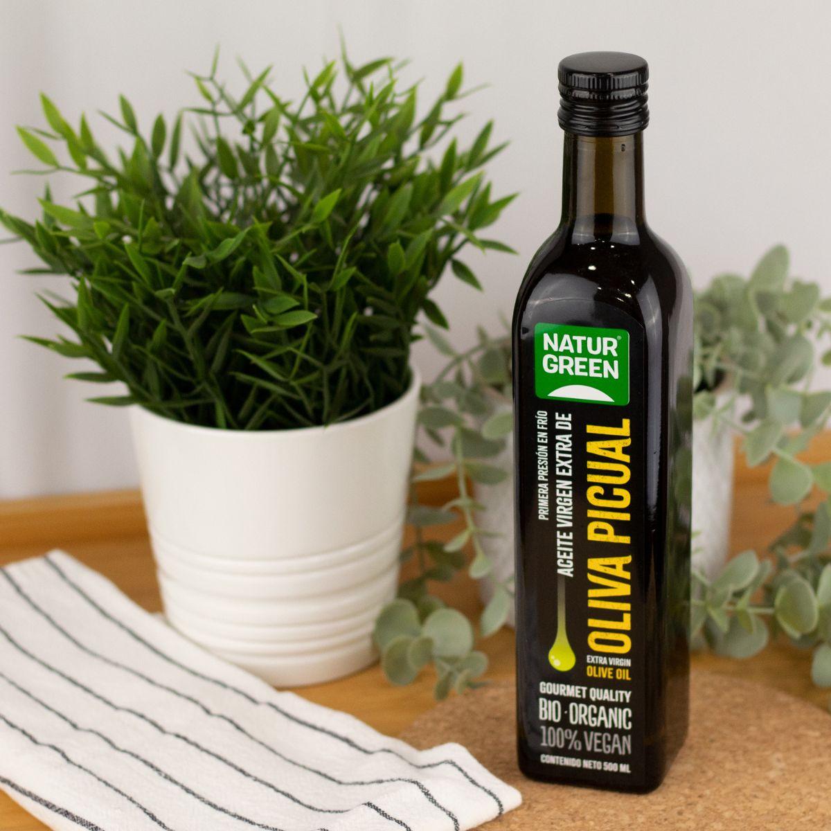 Aceite de Oliva Picual Virgen Extra Bio NaturGreen 500 ml