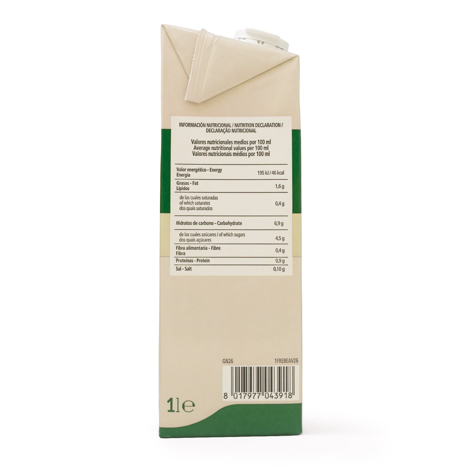 Pack of 6 x La Finestra Sul Cielo Gluten-Free Oat Drink 1 L