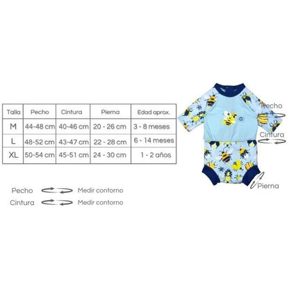 Traje Solar Bugs Life  Happy Nappy - Splash about talla M
