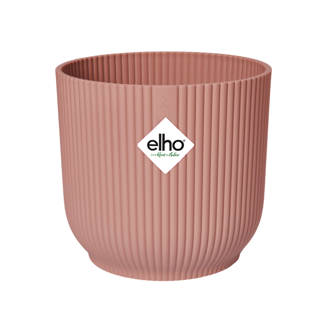 Macetero vibes fold round delicate pink Elho 18 cm