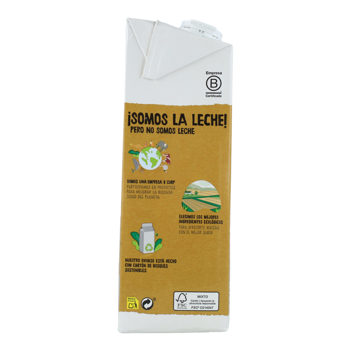 Organic Almond Drink 0% Sugar, 1L Ecocesta