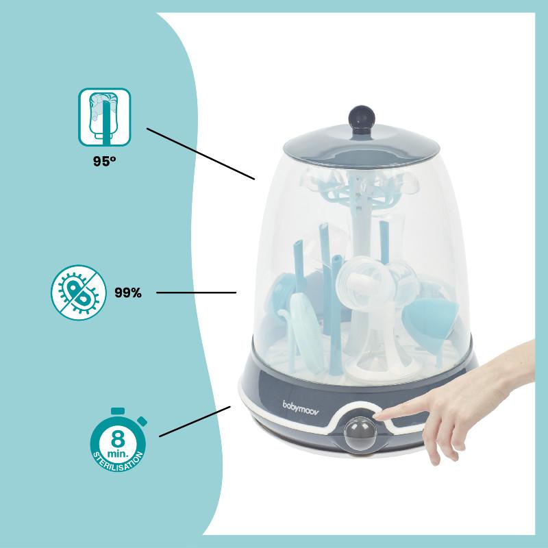 Turbo Steam(+) Esterilizador 2 en 1 Babymoov